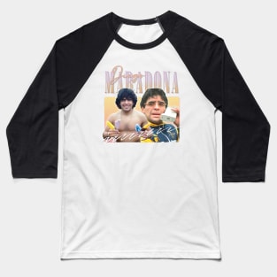 Diego Maradona / Retro 90s Aesthetic Baseball T-Shirt